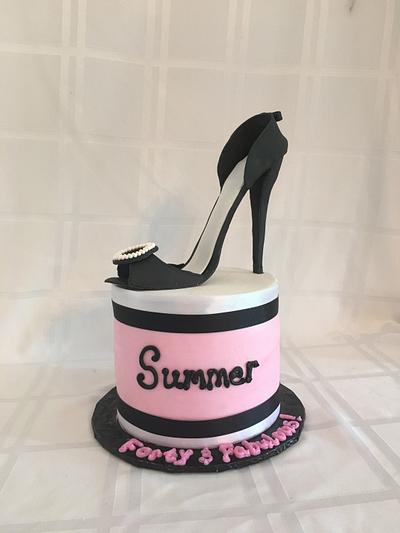 Forty & Fabulous - Cake by Brandy-The Icing & The Cake