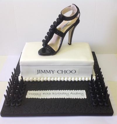 Designer Jimmy Shoe Cake - Cake by Designerart Cakes