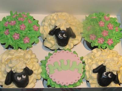 mothers day sheep  - Cake by d and k creative cakes
