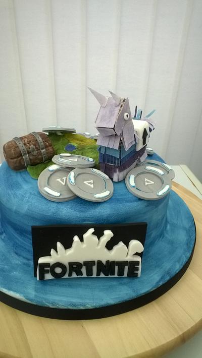 Fortnite Birthday Cake - Cake by Combe Cakes