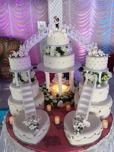 Princess wedding cake  - Cake by MsTreatz