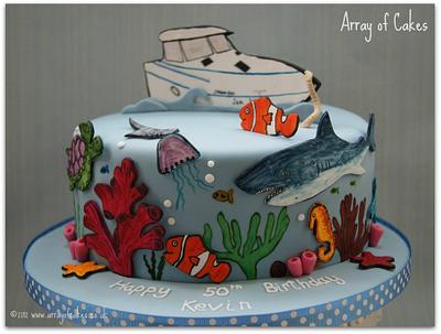 Sea Fishing Birthday Cake - Cake by Emma