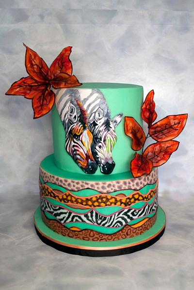 Two Zebras - Cake by KaterinaJozova