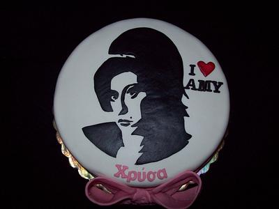 Amy Winehouse Cake and cookies - Cake by LiliaCakes