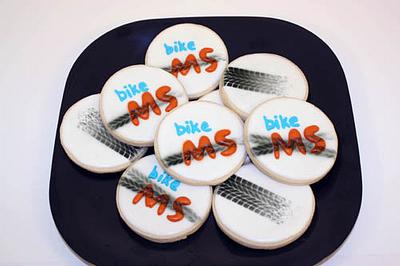 MS Bike Ride Cookies - Cake by Prima Cakes and Cookies - Jennifer