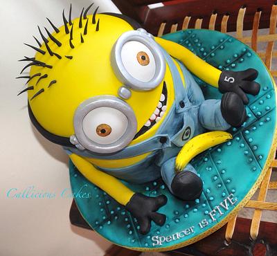 Bill Minion - Cake by Calli Creations