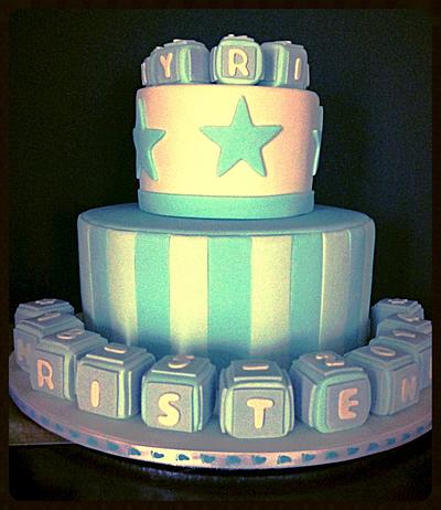 Christening Cake - Cake by Effie