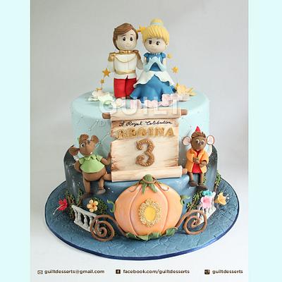 Cinderella Cake - Cake by Guilt Desserts