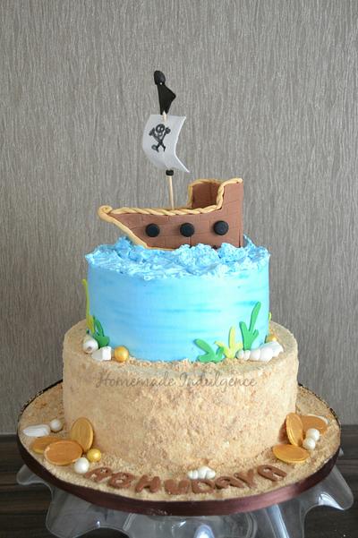Pirate ship!  - Cake by Renuka Kulkarni