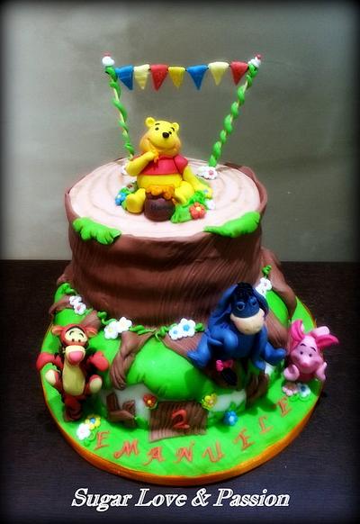Winnie the Pooh and Friends Cake - Cake by Mary Ciaramella (Sugar Love & Passion)