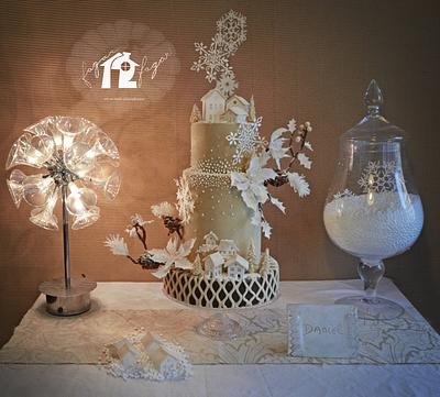 "Come home in winter" Wedding cake  - Cake by Daniel Diéguez