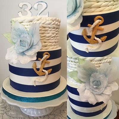 A navy cake - Cake by O estúdio do bolo