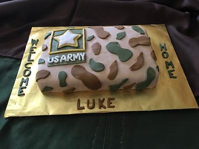 For My Little Soldier Boy - Cake by Julia 