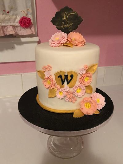 Welcoming baby Willow - Cake by Lori Goodwin (Goodwin Girls Cakery)