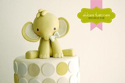Baby Elephant Cake - Cake by Dulces Ilusiones