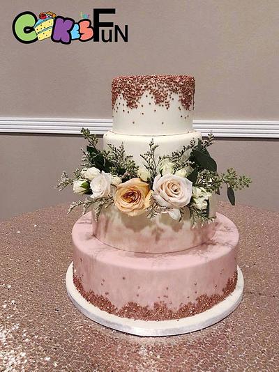 Country wedding - Cake by Cakes For Fun
