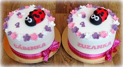 Ladybugs for twins - Cake by Lenka