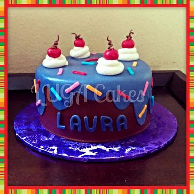 Birthday cake - Cake by Luga Cakes