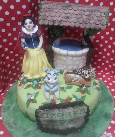 snowhite and friends - Cake by vanesa arias