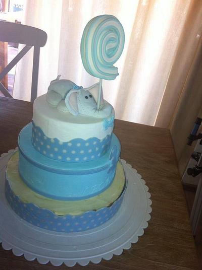 Elephant cake - Cake by CupClod Cake Design