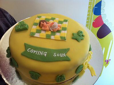 Baby Shower Cake - Cake by Tina Scott Parashar's Cake Design