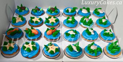 Under the sea themed cupcakes - Cake by Sobi Thiru