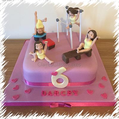 Gymnastics cake - Cake by Claire Lloyd, Claires Classy Cakes