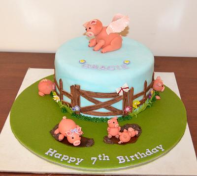 Pigasus - Cake by Canoodle Cake Company