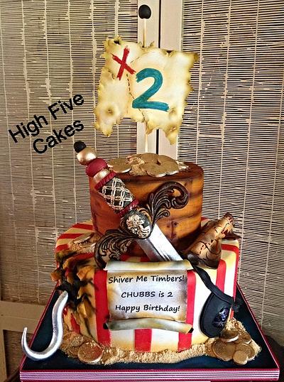 Pirates Life for Me - Cake by Sarah Myers