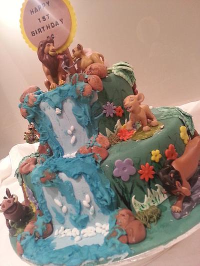 lion king cake - Cake by Jackies cakes