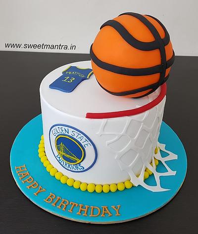 Basketball cake - Cake by Sweet Mantra Homemade Customized Cakes Pune