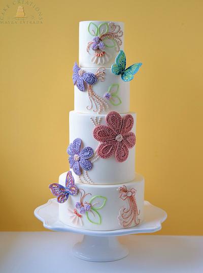 Spring  - Cake by Cake Creations by ME - Mayra Estrada