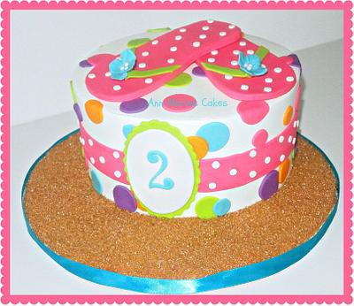 Flip Flop Birthday - Cake by Ann-Marie Youngblood