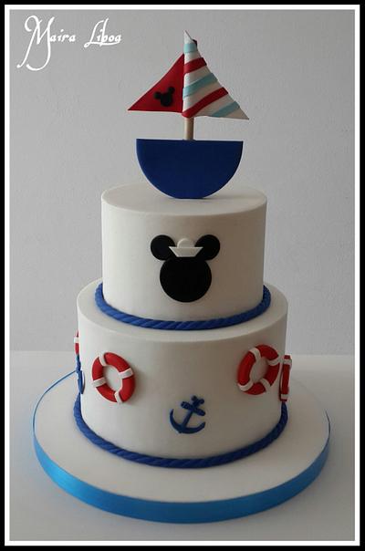 Nautical  Mickey - Cake by Maira Liboa