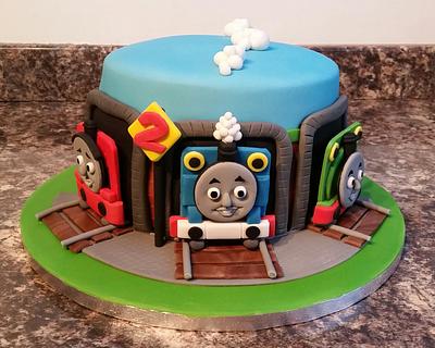 Thomas the Tank Engine Cake - Cake by Sugar Chic
