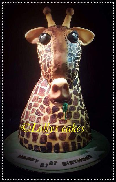 3d giraffe cake - Cake by Laura mcgill aka lollys cakes 