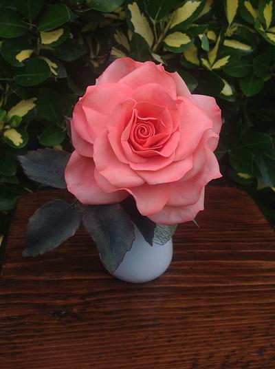 A coral rose for Mother's Day... - Cake by Piro Maria Cristina