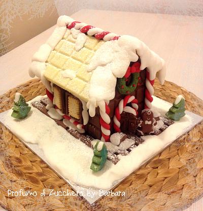 Chocolate Christmas house - Cake by Barbara Mazzotta