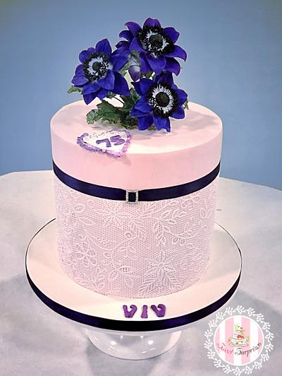 Anemoniesvand lace - Cake by Sweet Surprizes 