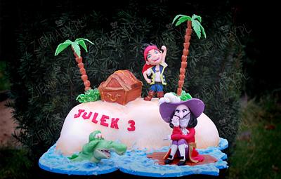 Jake and the Neverland pirates - Cake by Anna Krawczyk-Mechocka