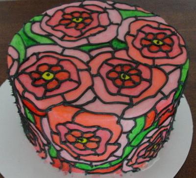 Stained Glass - Cake by Justbakedcakes