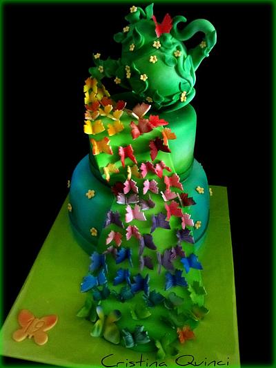 Torta farfalle - Cake by Cristina Quinci