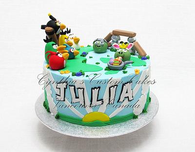 Easter Angry Birds - Cake by Cynthia Jones