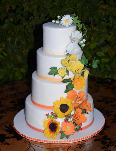 Anna's and Alex's Wedding Cake - Cake by Pia Koglin