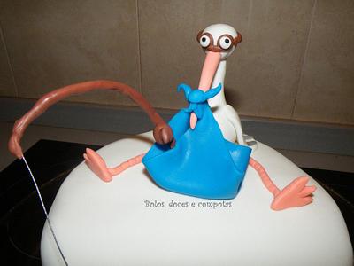 Stork  - Cake by bolosdocesecompotas