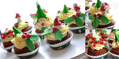 Christmas cupcakes - Cake by Beba