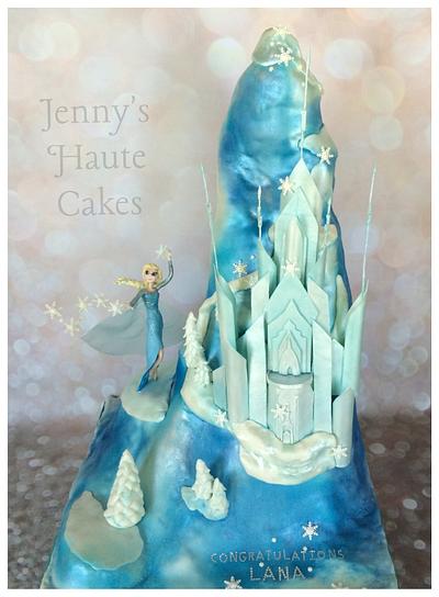 Elsa's Mountain - Cake by Jenny Kennedy Jenny's Haute Cakes