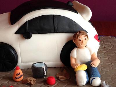 Vauxhall Corsa Birthday Cake - Cake by CupNcakesbyivy