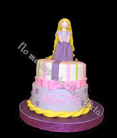 Rapunzel  - Cake by Verónica "No me importa,  llevo torta"