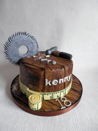 Woodwork Cake - Cake by Emma